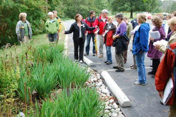 Conservation landscaping at the Heritage Baptist Church in Annapolis, MD.
