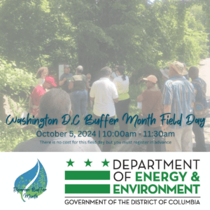 Washington D. C Buffer Month Field Day, with DOEE