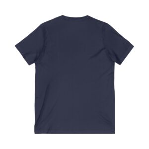 Unisex Jersey Short Sleeve V-Neck Tee - Image 6