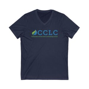 Unisex Jersey Short Sleeve V-Neck Tee - Image 5