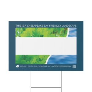 Eco-Friendly Yard Sign for Chesapeake Bay Awareness, Durable Garden Sign, Outdoor Decor, Environmental Awareness Sign, Customizable [...] - Image 6
