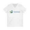 Unisex Jersey Short Sleeve V-Neck Tee