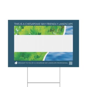 Eco-Friendly Yard Sign for Chesapeake Bay Awareness, Durable Garden Sign, Outdoor Decor, Environmental Awareness Sign, Customizable [...] - Image 2