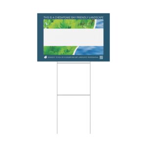 Eco-Friendly Yard Sign for Chesapeake Bay Awareness, Durable Garden Sign, Outdoor Decor, Environmental Awareness Sign, Customizable [...] - Image 3