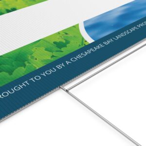 Eco-Friendly Yard Sign for Chesapeake Bay Awareness, Durable Garden Sign, Outdoor Decor, Environmental Awareness Sign, Customizable [...] - Image 8