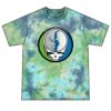 Tie-Dye Crystal Skull T-Shirt – Blue Green Steal the BayTee